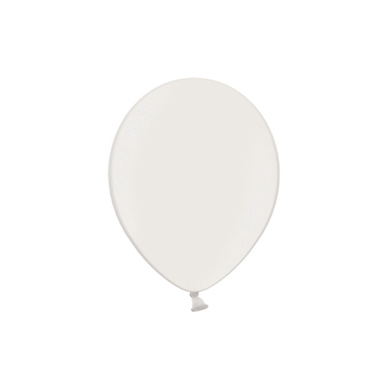 Pallone palloncini palloncino palloni 5" Bianco Perlato -100 PZ - Ø12cm