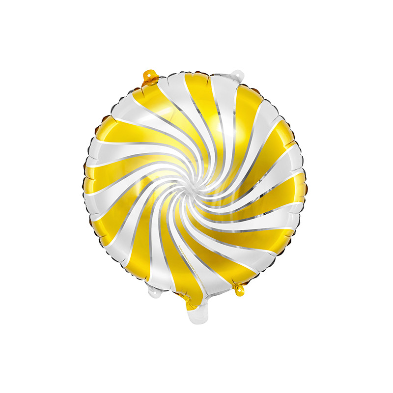 Pallone PALLONCINO CANDY ORO - gonfiabile ad aria o elio 35CM