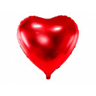 Pallone PALLONCINO CUORE ROSSO in foil Mylar - gonfiabile ad aria o elio 72x73cm