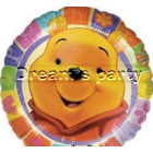 PALLONE Palloncino foil Winnie The Pooh - 45 cm - gonfiabile ad aria o ad elio