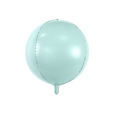 Pallone PALLONCINO SFERA CELESTE in foil Mylar - gonfiabile ad aria o elio 40CM