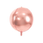 Pallone PALLONCINO SFERA ROSA in foil Mylar - gonfiabile ad aria o elio 40CM