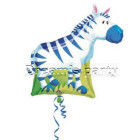 PALLONE ZEBRA 70X76 CM FORNITO SGONFIO