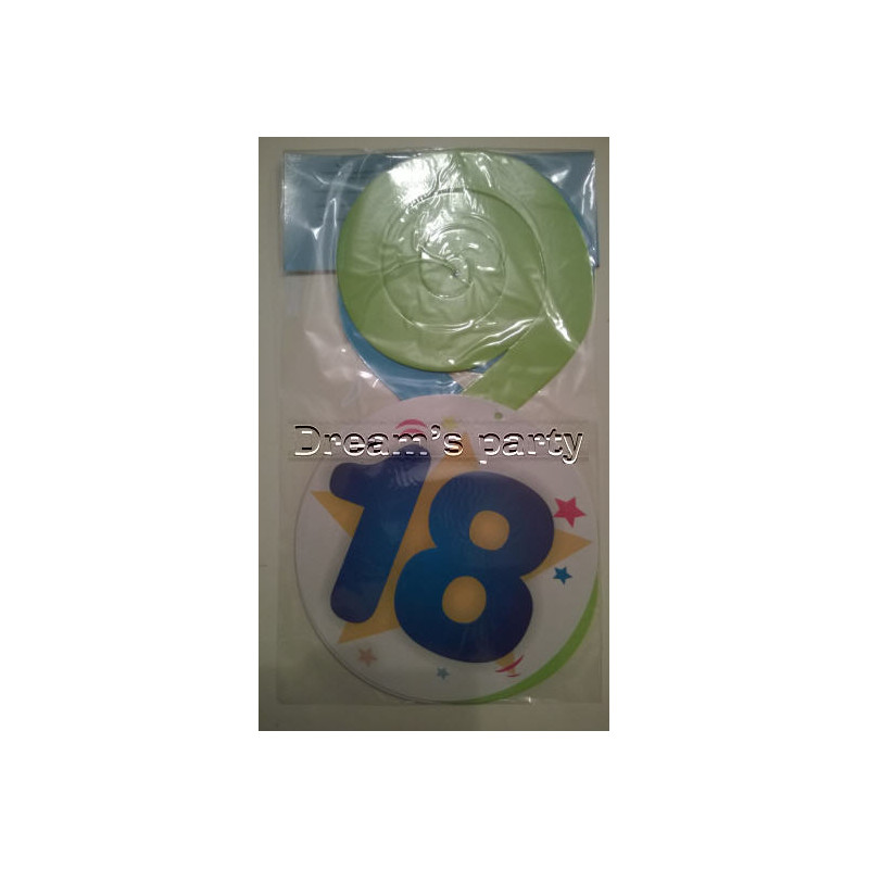 PENDENTE GIRANDOLA 18 ANNI PZ 3