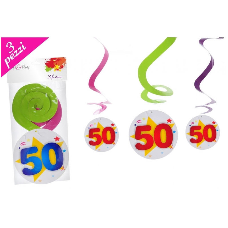 PENDENTE GIRANDOLA 50 ANNI PZ 3