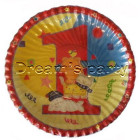 PIATTO 1° COMPLEANNO PATCH 18CM PZ 10