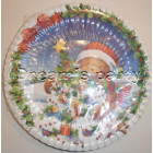 PIATTO ORSETTO NATALE D. 18,5 CM PZ 10