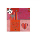 Rotolo Carta da confezione REGALO CUORI amore - 2 Fogli da 70x100cm