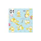 Rotolo Carta da confezione REGALO PAPEROTTO NASCITA Bimbo - 2 Fogli da 70x100cm