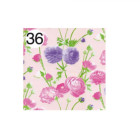 Rotolo Carta da confezione REGALO RANUNCOLO compleanno - 2 Fogli da 70x100cm