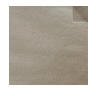 Rotolo Carta da REGALO NATALIZZIA Kraft Marrone / Argento - 2mtx70cm