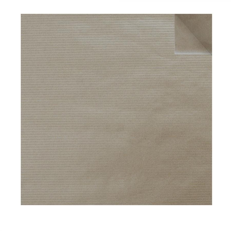 Rotolo Carta da REGALO NATALIZZIA Kraft Marrone / Argento - 2mtx70cm