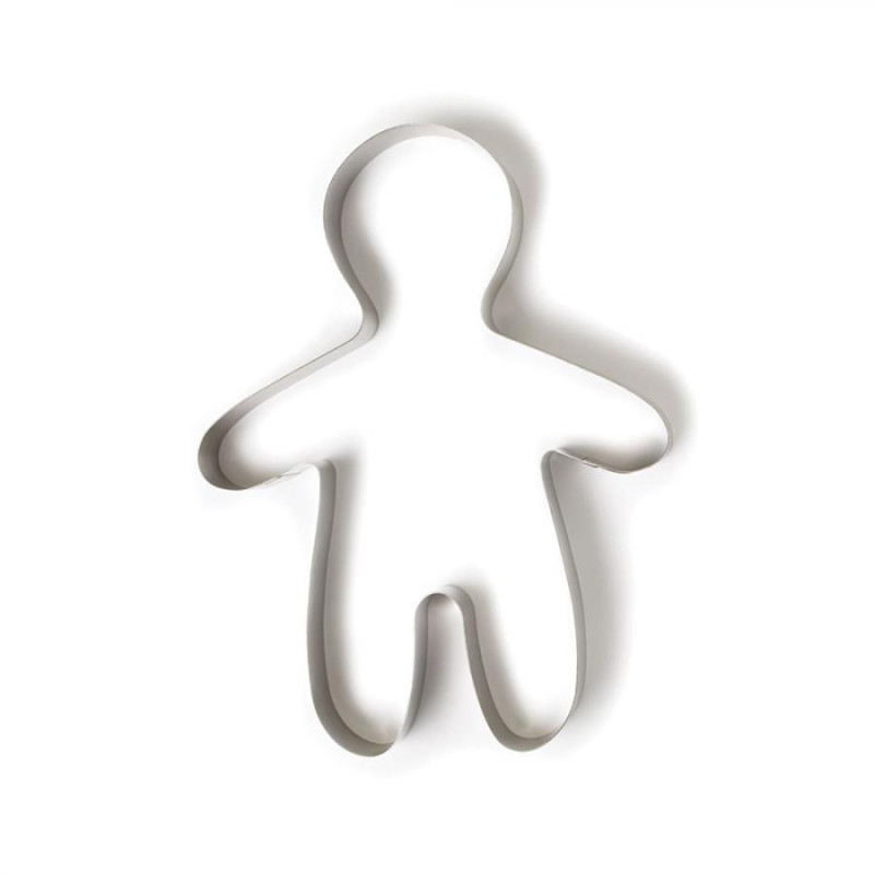 Sagoma BIMBO gingerbread COPPAPASTA tagliapasta in acciaio INOX - 21x28cm