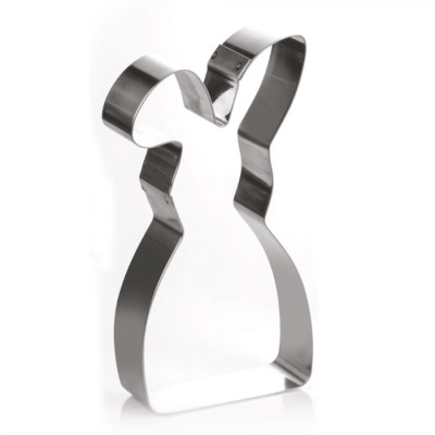 Sagoma CONIGLIO coniglietto - COPPAPASTA tagliapasta in acciaio INOX - 10x20cm
