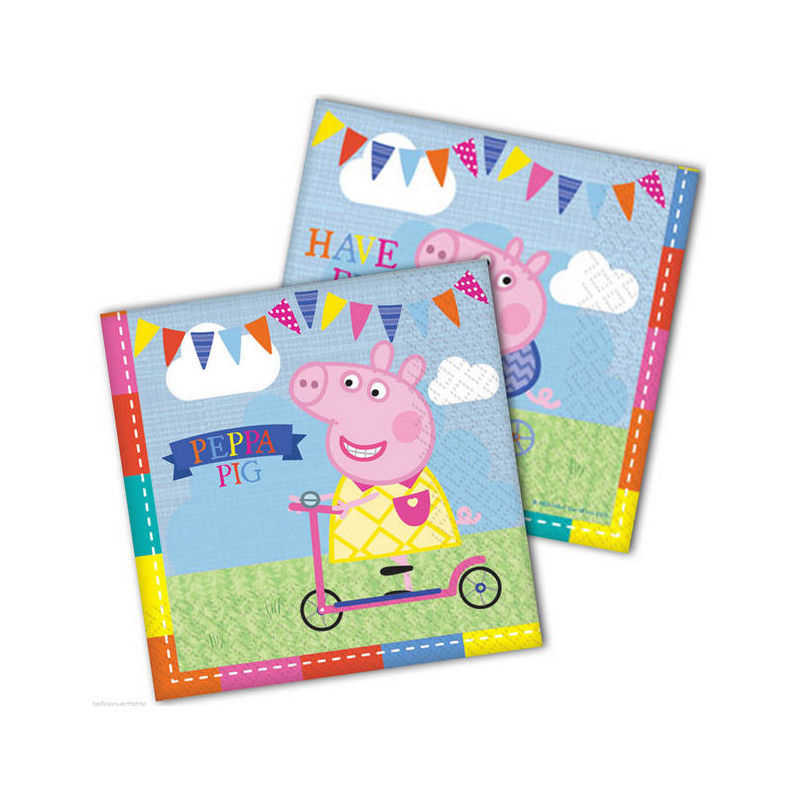 Set 16 Tovaglioli Peppa Pig