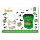 Set 2 TAGLIAPASTA Halloween Mostri Frankenstein e Mummia - per biscotti o dolci