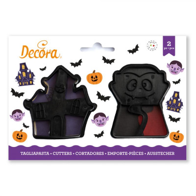 Set 2 TAGLIAPASTA Halloween VAMPIRO - per biscotti o dolci