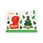 Set 2 TAGLIAPASTA NATALE natalizi - Albero e Stivale per creare fantastici biscotti