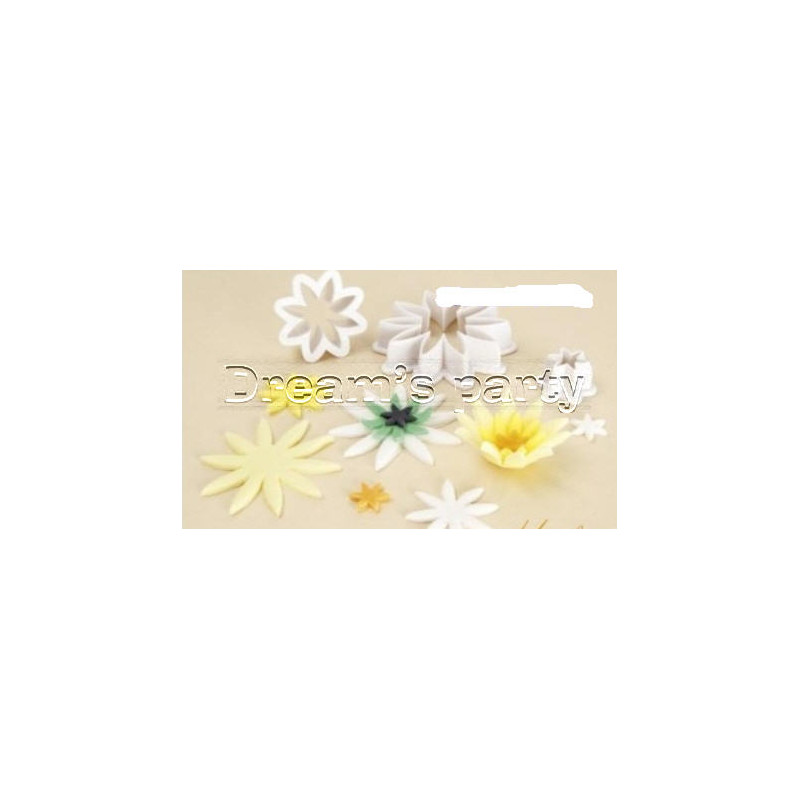SET 3 STAMPINI FIORELLINI  DIMENSIONE 2-4-6,3CM