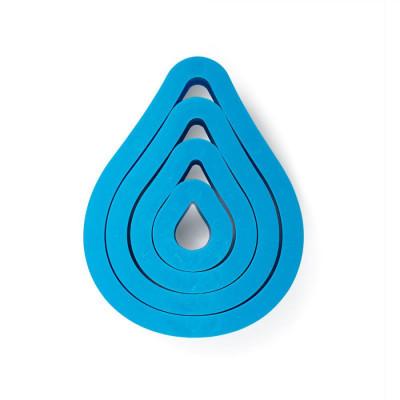 Set 4 Tagliapasta GOCCIA - per biscotti e decori torte e dolci ecc.