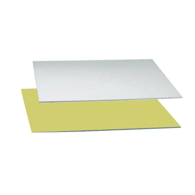 SOTTOTORTA ACCOPPIATO ORO/ARGENTO 37X50CM