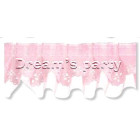 SOTTOTORTA ROSA STOFFA BORDO FIORE