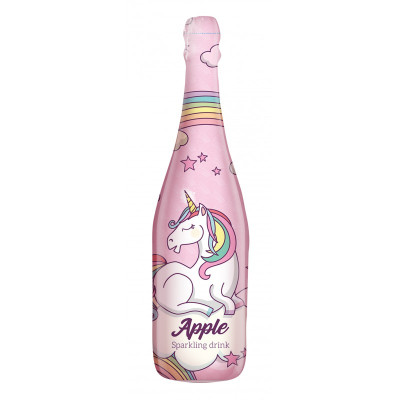 Spumante analcolico per bambini UNICORNO - GUSTO FRUTTA Mela - 0,75l