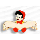 TARGHETTA PORTANOME PINOCCHIO