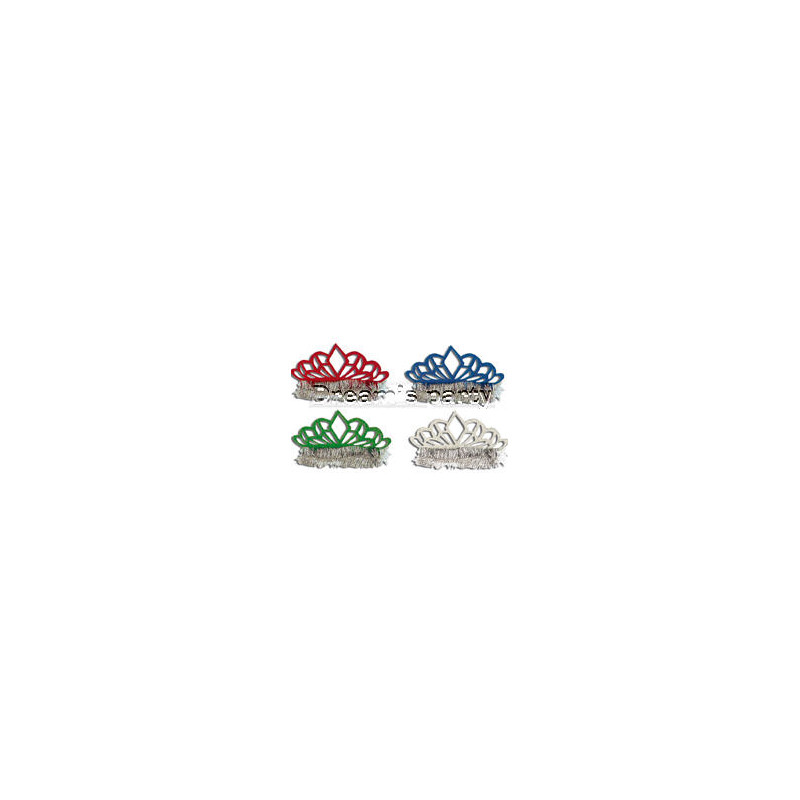 TIARE METAL CON FRANGE COLORI ASSORTITI