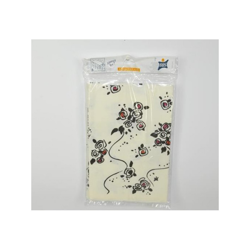 TOVAGLIA in TNT rettangolare 120x180cm Bianca con Decori - addobbi tavola