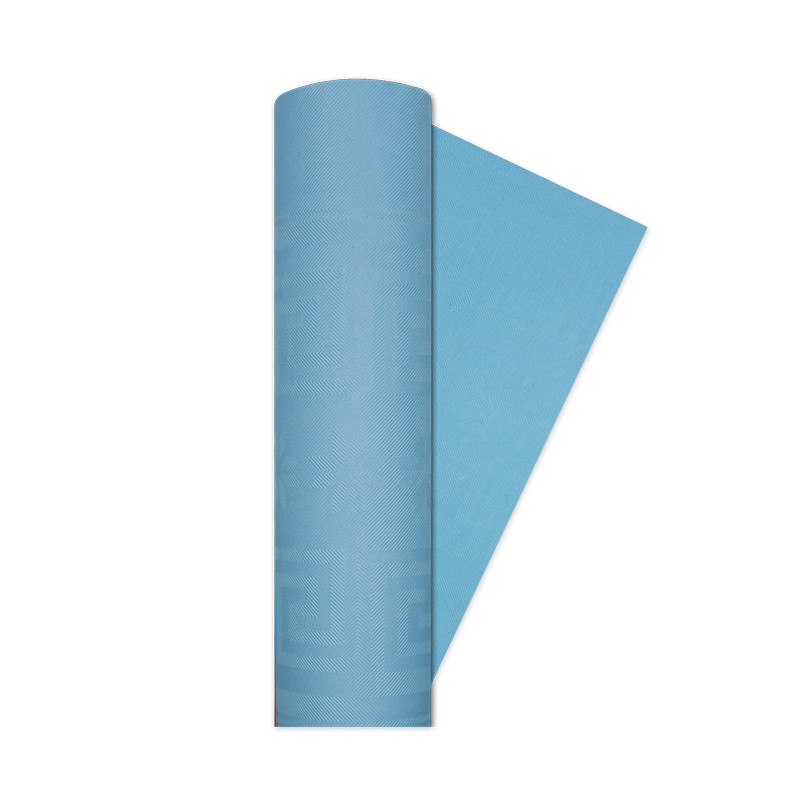 Tovaglia rotolo CELESTE 5 x1,2mt - in Carta Damascata per decoro tavola e festa