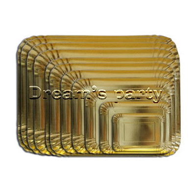Vassoio in cartone da pasticcini ORO N 5 22 X 31 cm