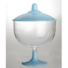 Coperchio tappo AZZURRO in plastica per Ciotola COPPA Ø16cm