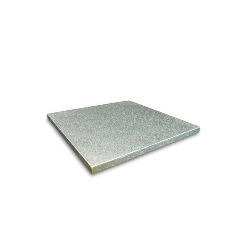Piatto SottoTorta rigido vassoio torta QUADRATO - CAKE BOARD Argentato 30x30cm