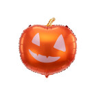 PALLONCINO in foil Mylar a forma di ZUCCA Arancio 52x52cm - Halloween