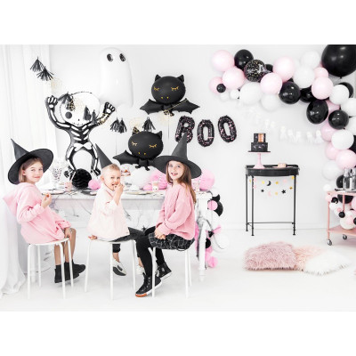 PALLONCINO in foil Mylar a forma di FANTASMA Fantasmino Bianco 63x83cm Halloween