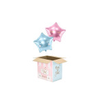 Scatola Sorpresa Baby Shower Boy or Girl Box Surprise rosa e celeste 60x40x60cm