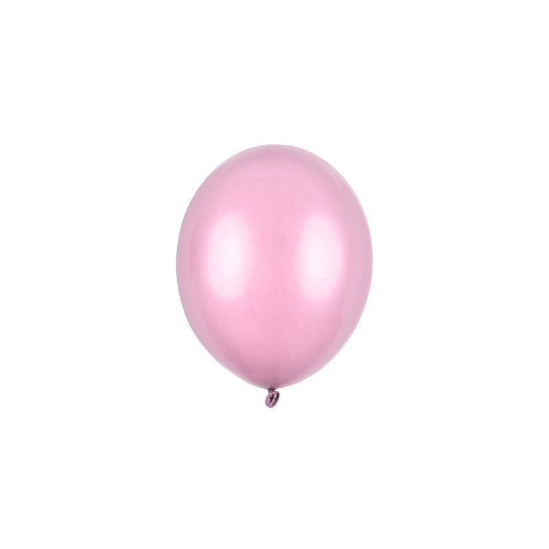 Palloncini palloni  5" rosa chiaro metallizzato - 100 PZ - Ø12cm