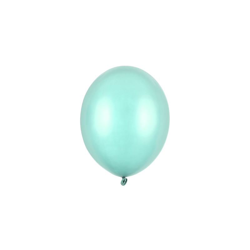 Palloncini palloni  5" verde chiaro metallizzato - 100 PZ - Ø12cm