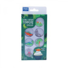 Decorazione DINOSAURI in ZUCCHERO per torte e dolci - 6 pezzi