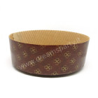 Stampo PANETTONE 1kg BASSO - 1 pezzo - Pirottino monouso in carta da Forno 1000gr