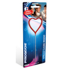 2 SCINTILLE a forma di CUORE Rosso stelle filanti matrimonio, capodanno, feste