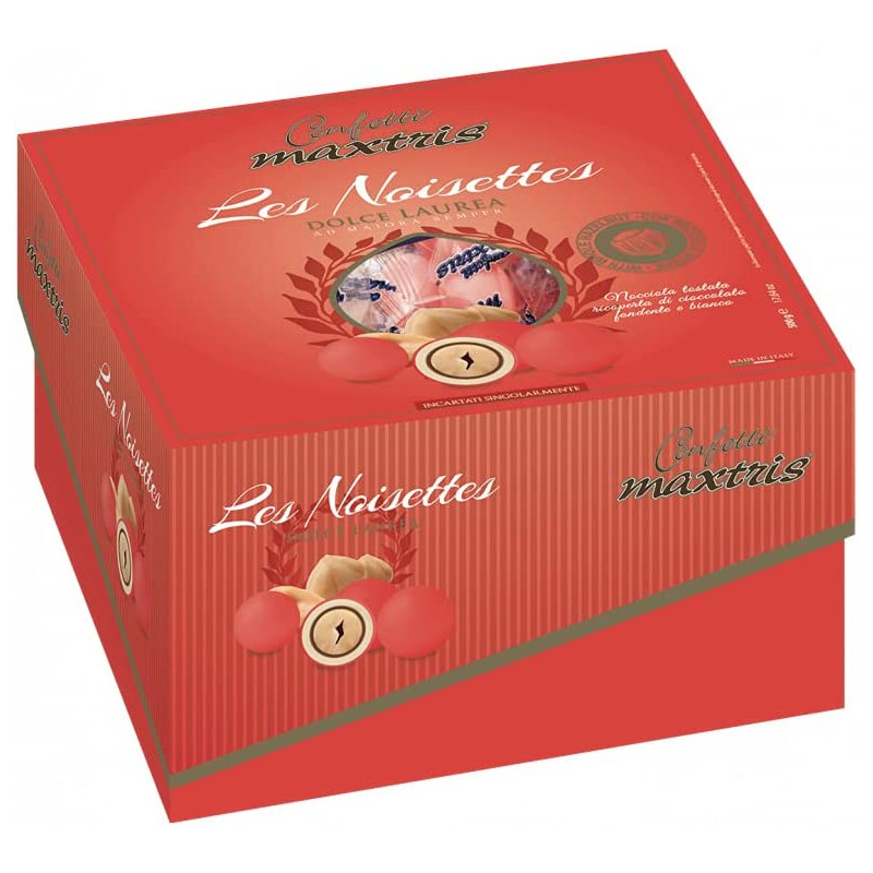 Confetti ROSSO incartati singolarmente - confetti ROSSI Maxtris confezione 500g