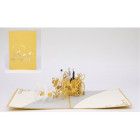 Biglietto augurale ORIGAMO CARROZZA DELI SPOSI matrimonio - realizzato a mano