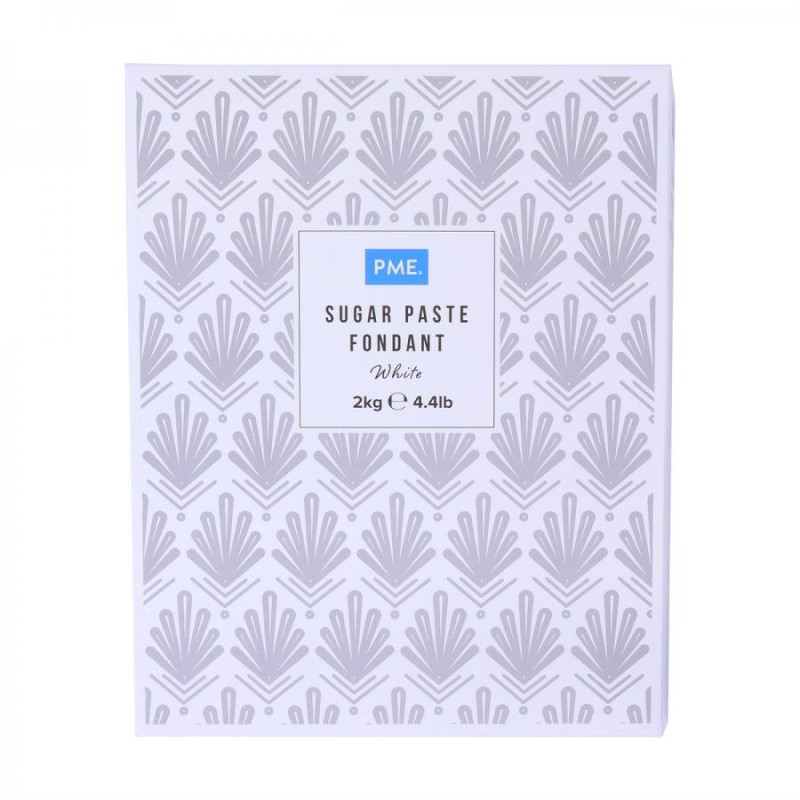 Pasta di zucchero BIANCO 2kg - Sugar Paste Fondant - per copertura torte