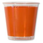 10 Bicchieri ARANCIONE in plastica Kristal - addobbo decoro tavola