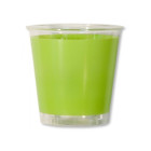 10 Bicchieri VERDE LIME in plastica Kristal - addobbo decoro tavola