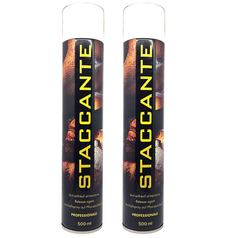 2x Spray STACCANTE ALIMENTARE teglie 500ml Burro spray antiaderente dolci salati