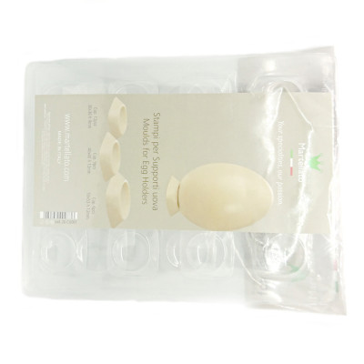 3 Stampi in polietilene Supporti in Cioccolato per Uova di Pasqua diverse misure