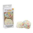 36 pirottini in carta forno BABY e POIS - per Cupcake, muffin, DOLCI 5x3,2cm